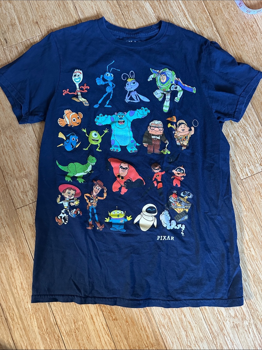 Pixar Kids' Navy Blue Short-Sleeve Character Tee